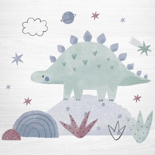 Stegosaurus ξύλινο κάδρο (21224)