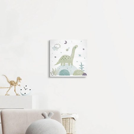 Green Apatosaurus ξύλινο κάδρο (21226)