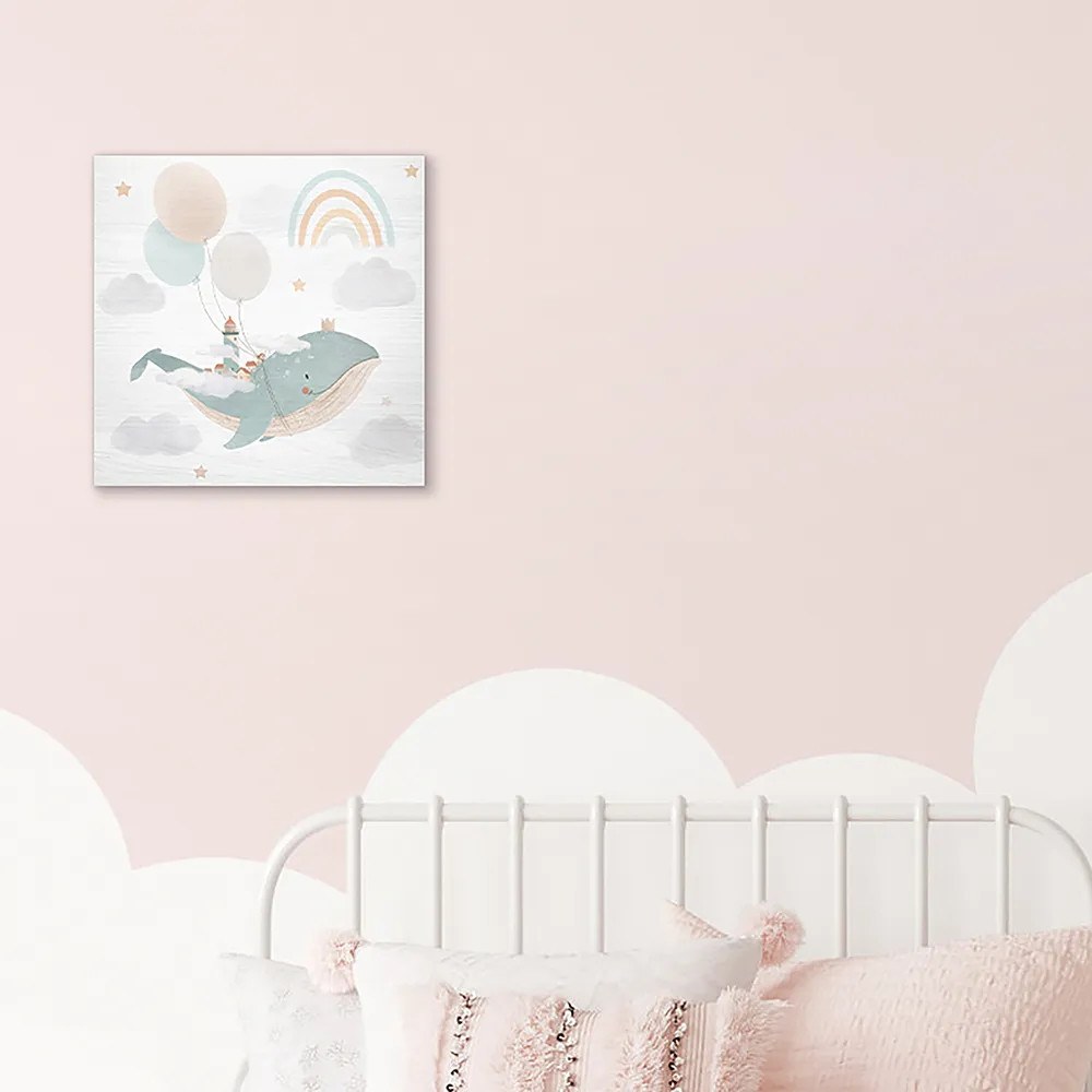 Flying Whale ξύλινο κάδρο (21233)