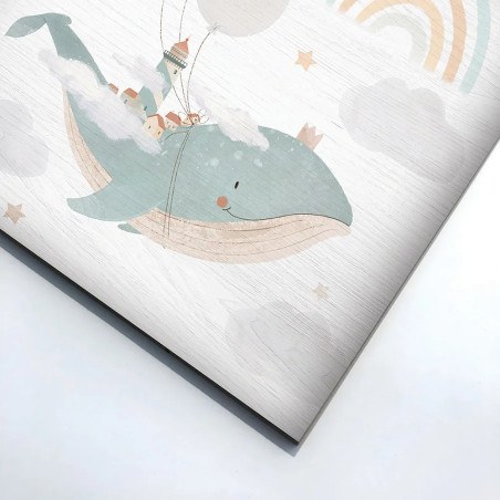 Flying Whale ξύλινο κάδρο (21233)