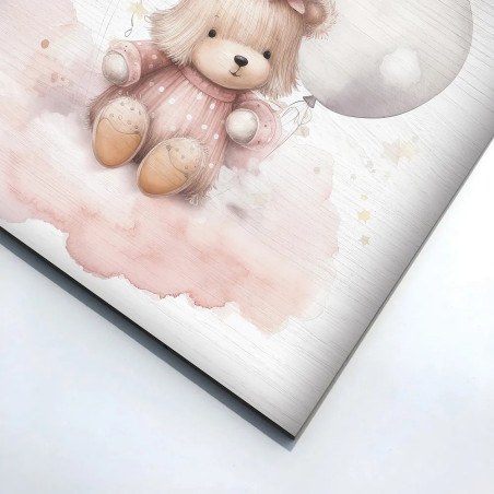 Bear With Baloons ξύλινο κάδρο (21232)