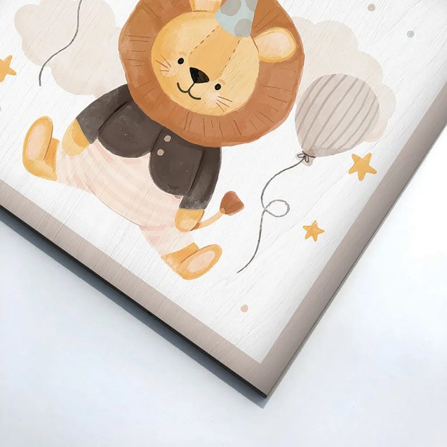 Lion Birthday ξύλινο κάδρο (21239)