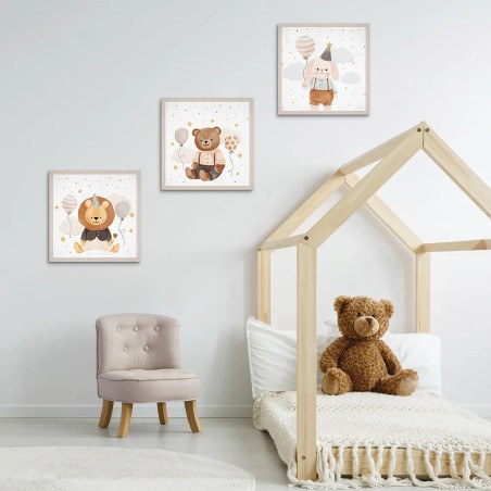 Bear Birthday ξύλινο κάδρο (21240)