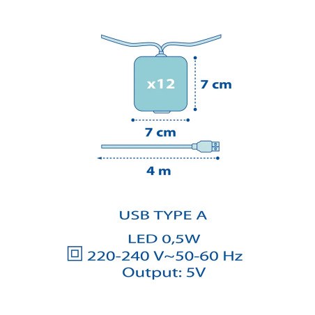 My Little Jungle γιρλάντα παιδικό φωτιστικό (76115)