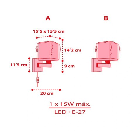 Hello Kitty απλίκα τοίχου (73269)