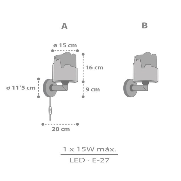 Snoopy απλίκα τοίχου (76309)