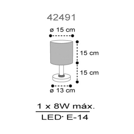Fairy Dreams επιτραπέζιο παιδικό φωτιστικό (42491N)