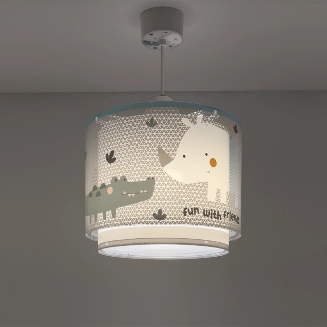 Rhino and Croco παιδικό φωτιστικό οροφής (60622)