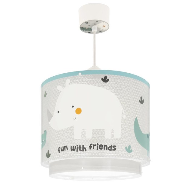 Rhino and Croco παιδικό φωτιστικό οροφής (60622)