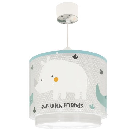 Rhino and Croco παιδικό φωτιστικό οροφής (60622)