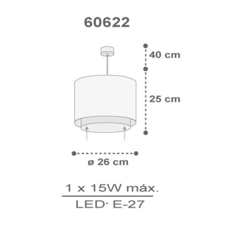 Rhino and Croco παιδικό φωτιστικό οροφής (60622)