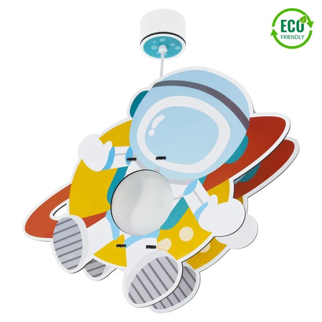 Spaceman MDF παιδικό φωτιστικό οροφής (41347)