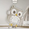 Owl MDF παιδικό φωτιστικό οροφής (63397)
