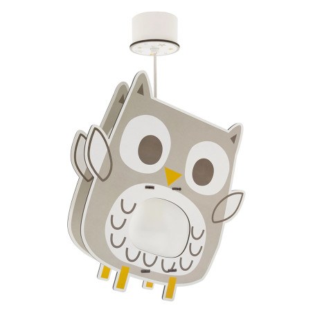 Owl MDF παιδικό φωτιστικό οροφής (63397)