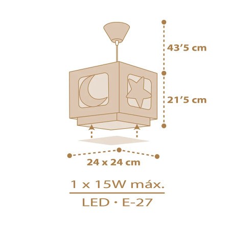 MoonLight Beige παιδικό φωτιστικό (63232B)