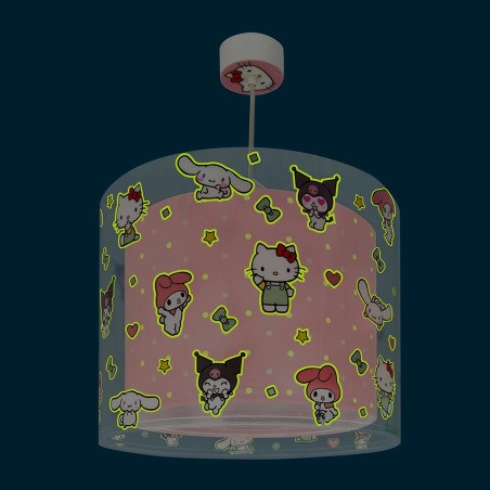 Hello Kitty and Friends παιδικό φωτιστικό οροφής (41252)
