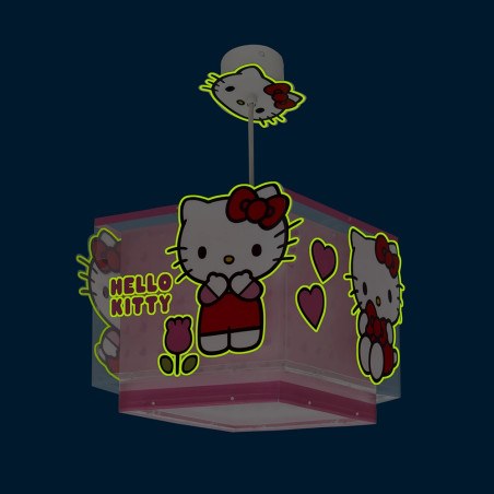 Hello Kitty κρεμαστό παιδικό φωτιστικό οροφής (73262)