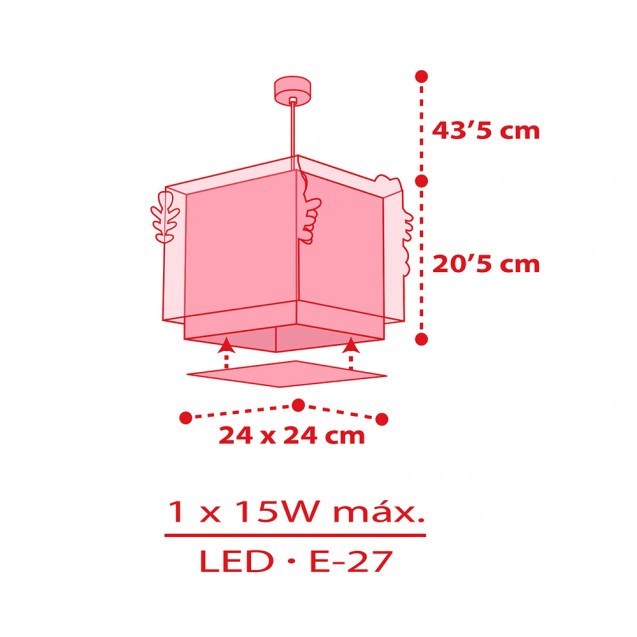 Hello Kitty κρεμαστό παιδικό φωτιστικό οροφής...