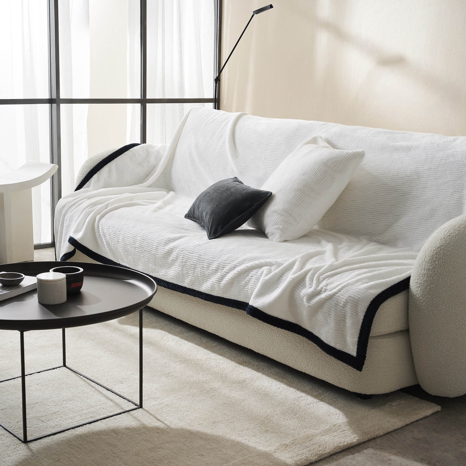 Ριχτάρι Διθέσιου Gofis Home Polar Polar White 20-07-109-2/16 180x250