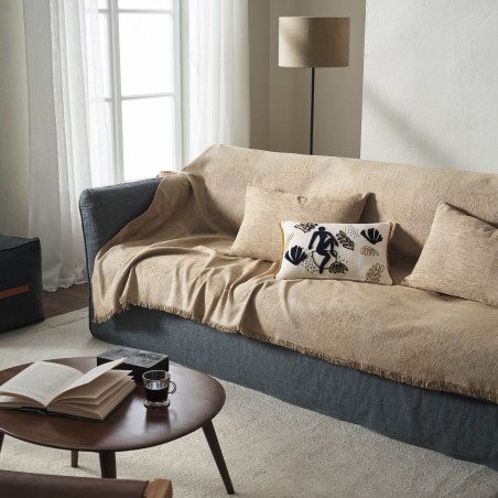 Ριχτάρι Τριθέσιου Gofis Home Zephyr Sesame Beige 20-07-146-3/06 180x310