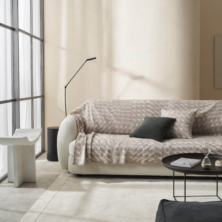 Ριχτάρι Πολυθρόνας Gofis Home Caspian Beige 20-07-156-1/06 180x180