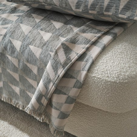 Ριχτάρι Τετραθέσιου Gofis Home Caspian Weed Grey 20-07-156-4/07 180x350