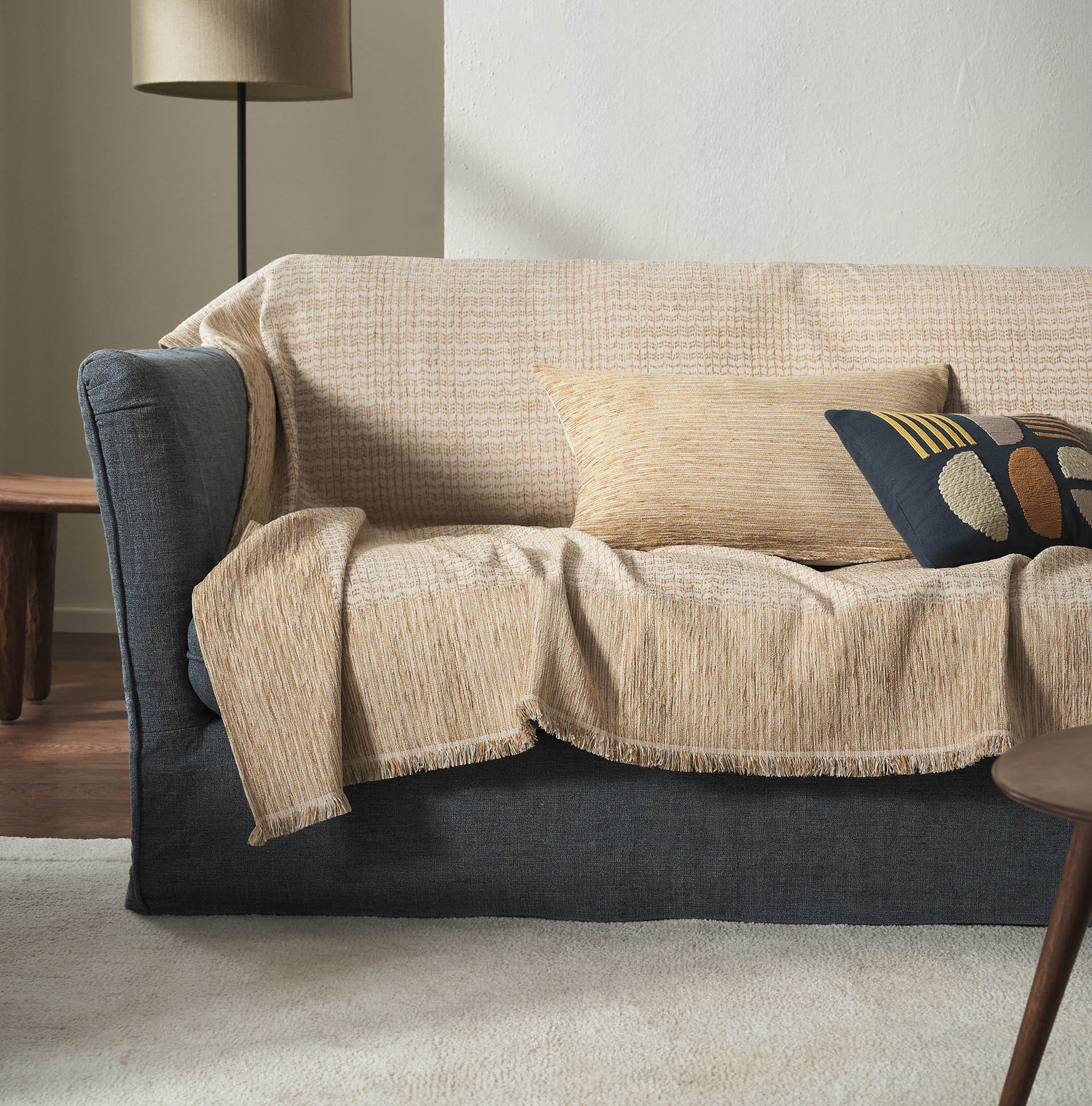 Ριχτάρι Τετραθέσιου Gofis Home Meadow Leaf Gold 20-07-1