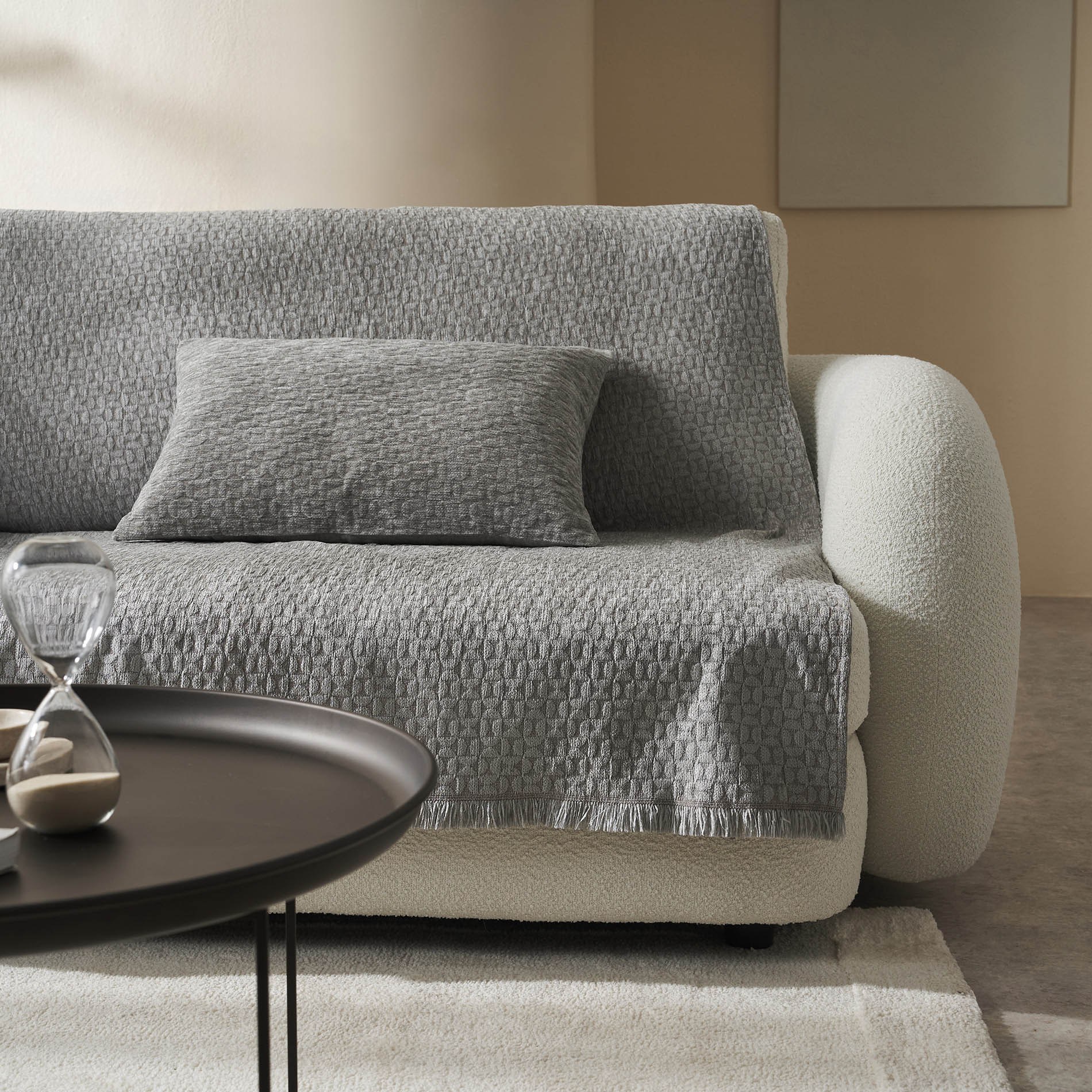 Ριχτάρι Τριθέσιου Gofis Home Ondine Silver Grey 20-07-1