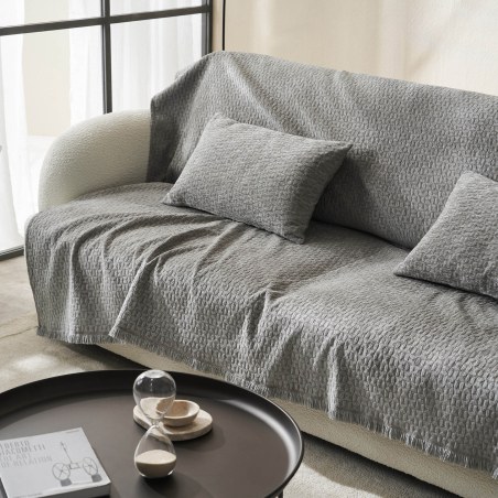 Ριχτάρι Τριθέσιου Gofis Home Ondine Silver Grey 20-07-184-3/15 180x300