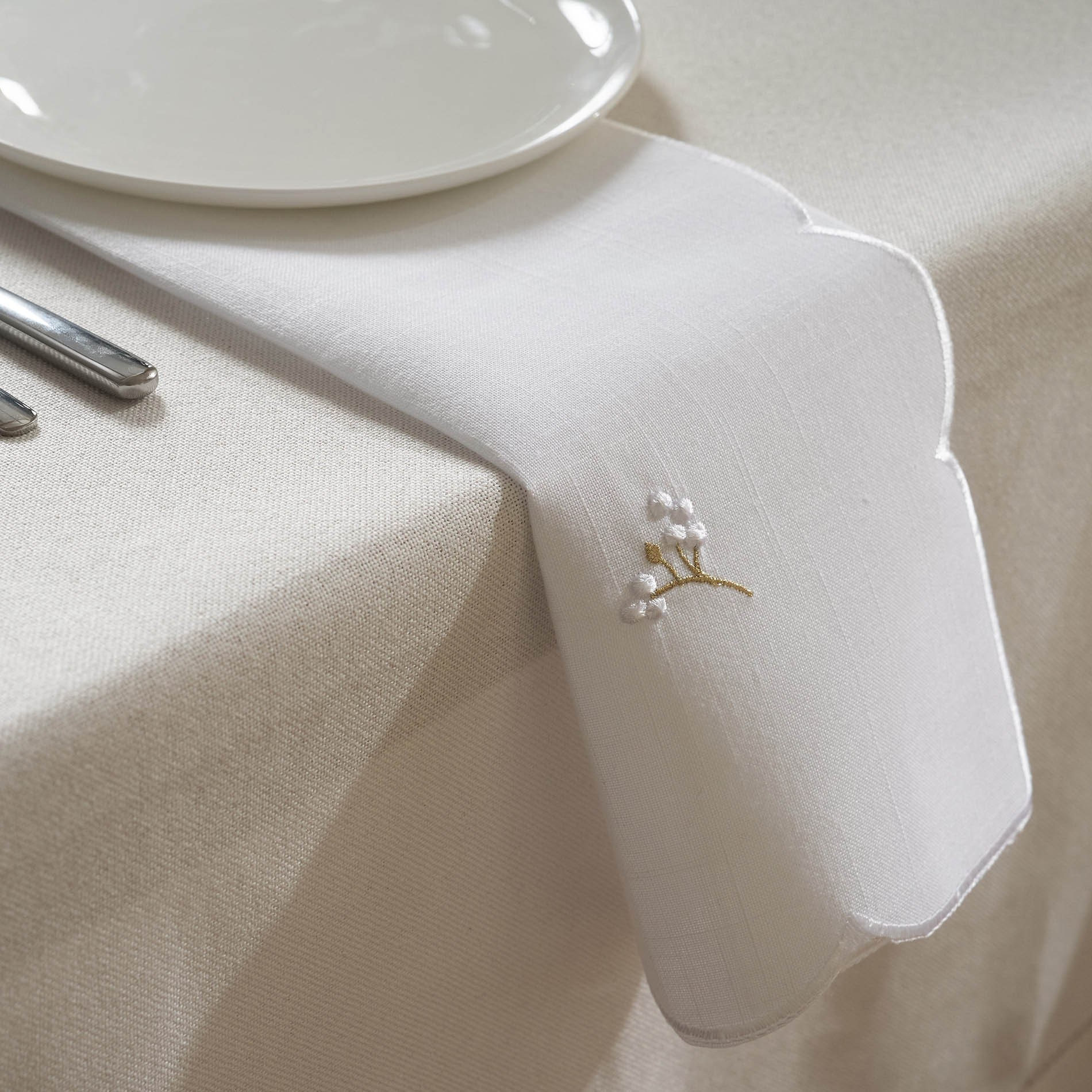 Πετσέτα Φαγητού Gofis Home White 10-03-191 45x45