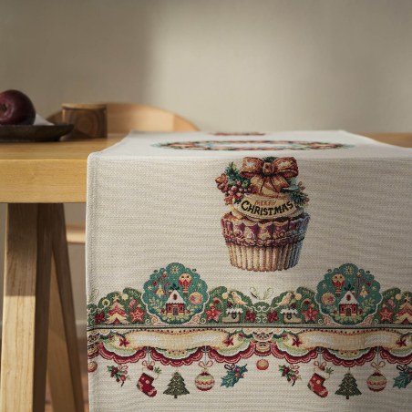 Χριστουγεννιάτικο Runner Gofis Home Xmas 20-01-212 45x140