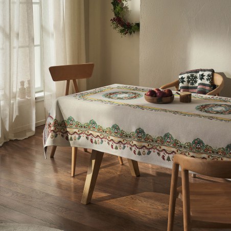 Χριστουγεννιάτικο Τραπεζομάντηλο Gofis Home Xmas 20-72-212 135x180