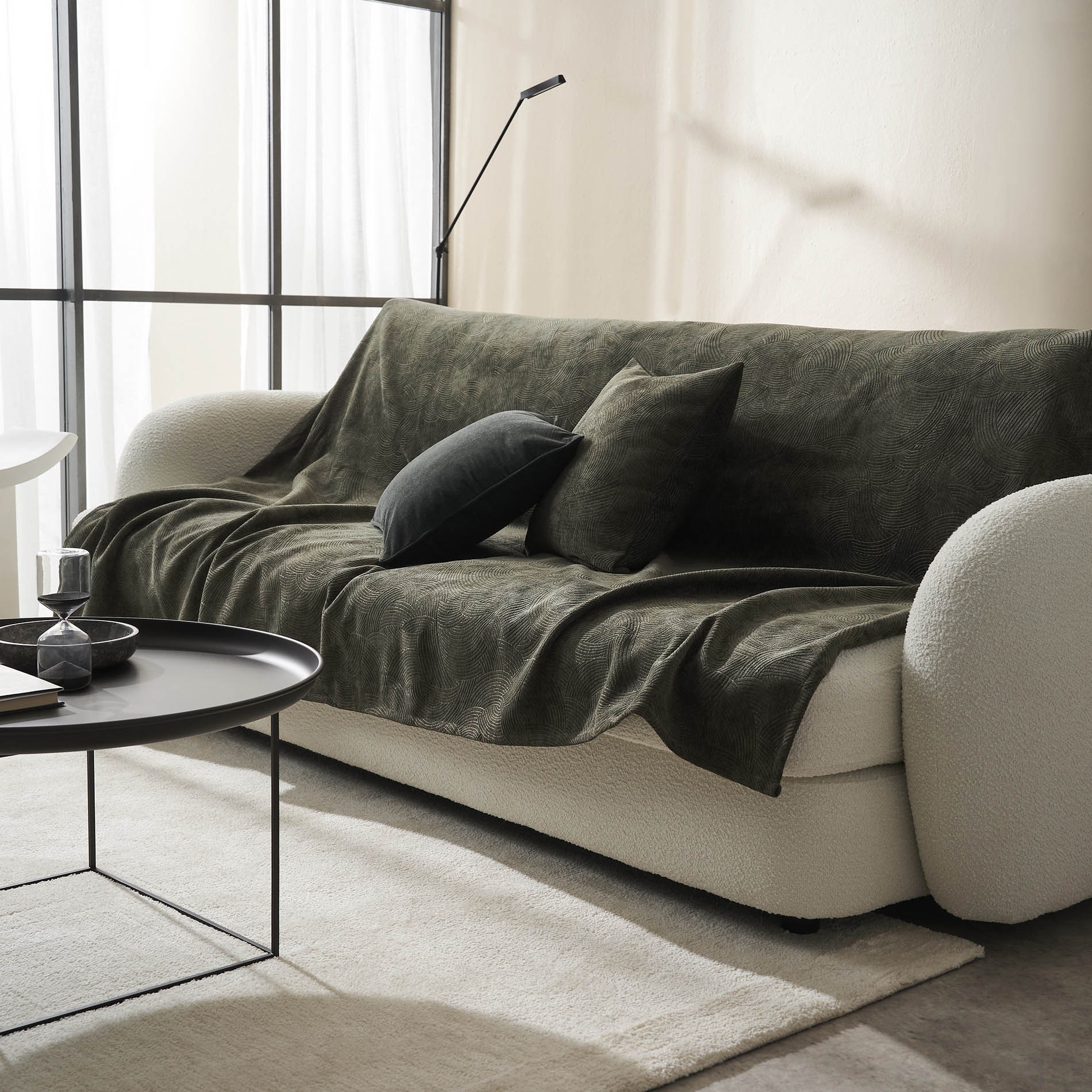 Ριχτάρι Διθέσιου Gofis Home Nimbus Weed Green 20-07-447-2/57 180x250