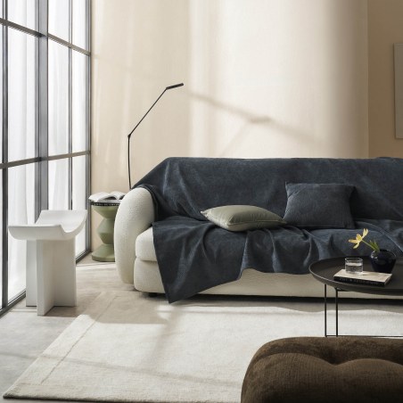 Ριχτάρι Τετραθέσιου Gofis Home Nimbus Pearl Grey 20-07-447-4/42 180x350