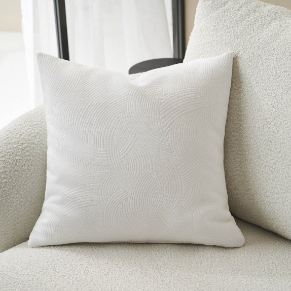 Μαξιλαροθήκη Διακόσμησης Gofis Home Nimbus Polar White...