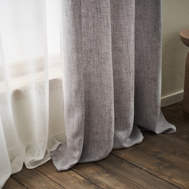 Κουρτίνα με Τρουκς Gofis Home Magna Grey...