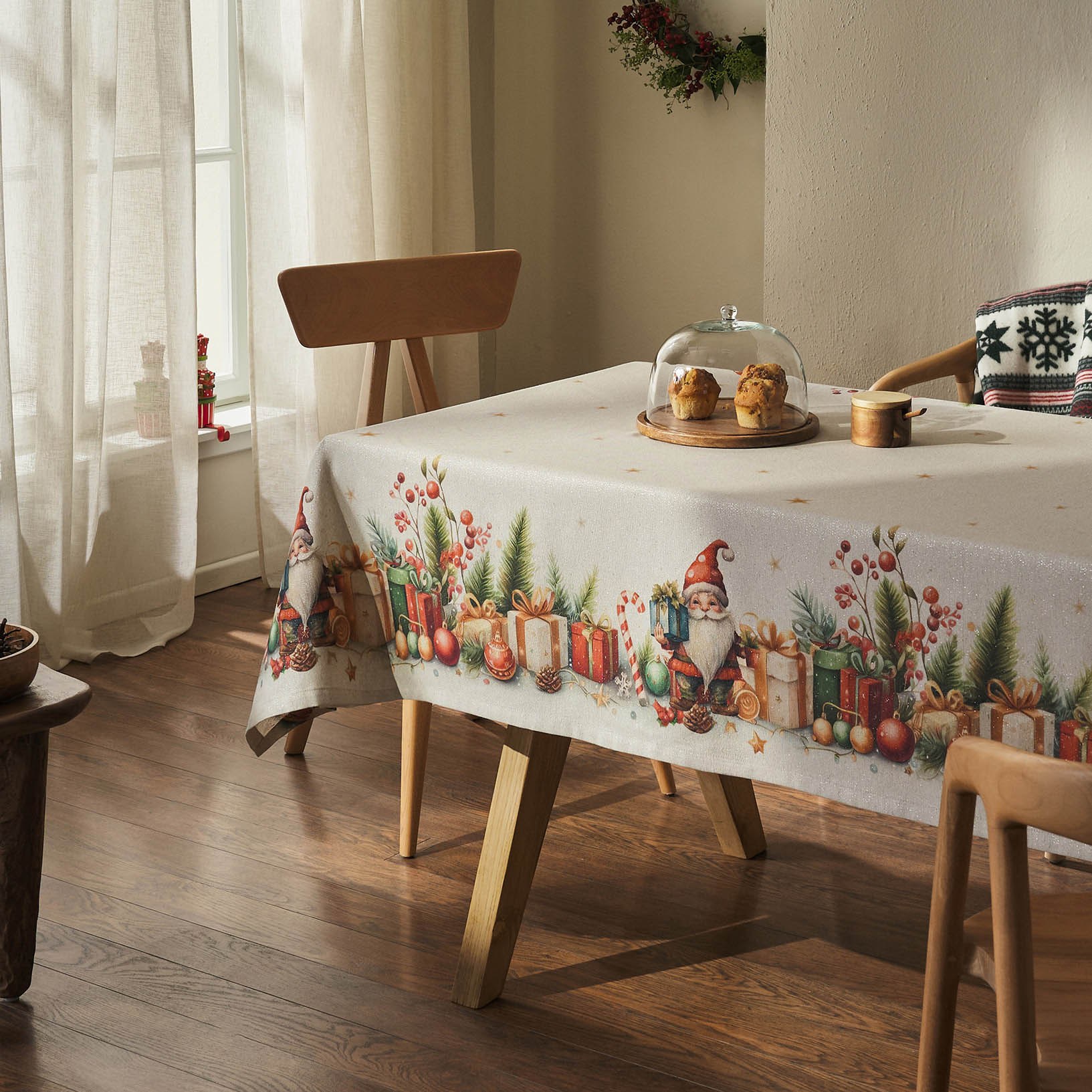 Χριστουγεννιάτικο Τραπεζομάντηλο Gofis Home Xmas 20-54-