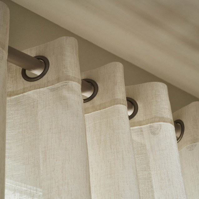 Κουρτίνα με Τρουκς Gofis Home Combe Beige...