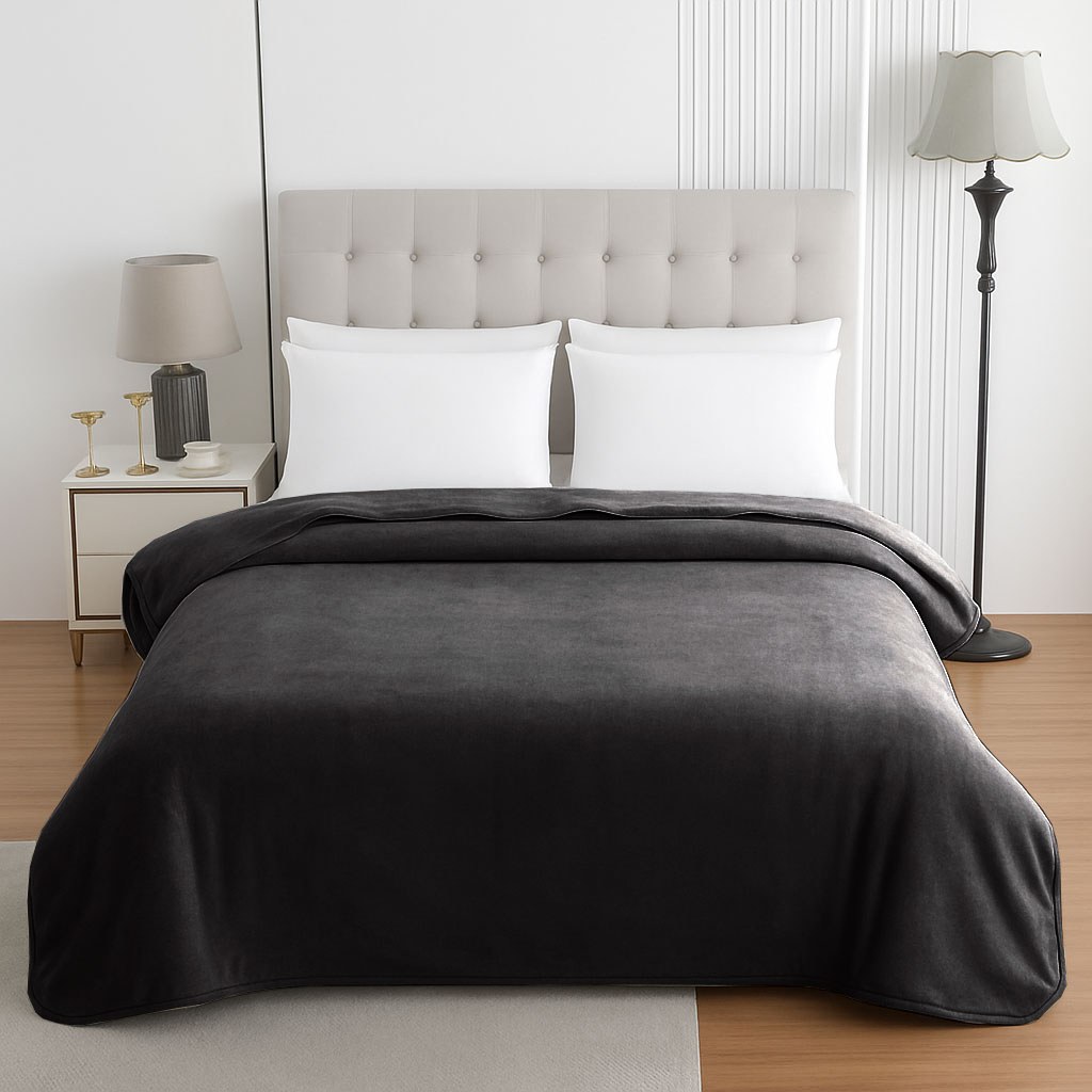 Κουβέρτα Le Blanc Βελουτέ 550gr Υπέρδιπλη 220x240 Anthaces-7012385-5