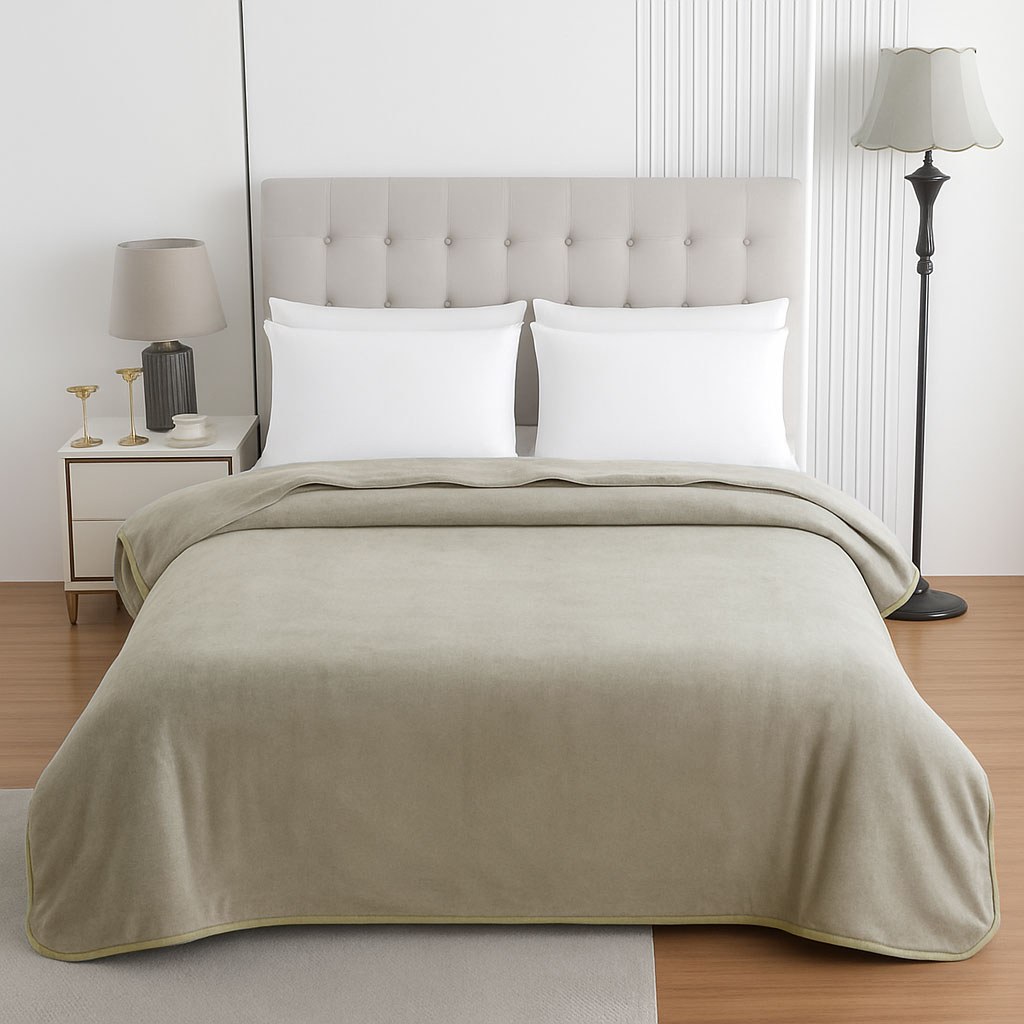 Κουβέρτα Le Blanc Βελουτέ 550gr Υπέρδιπλη 220x240 Elephant-7012385-7