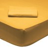 Σεντόνι King Size με Λάστιχο Das Home 1019 Mustard 180x200+35