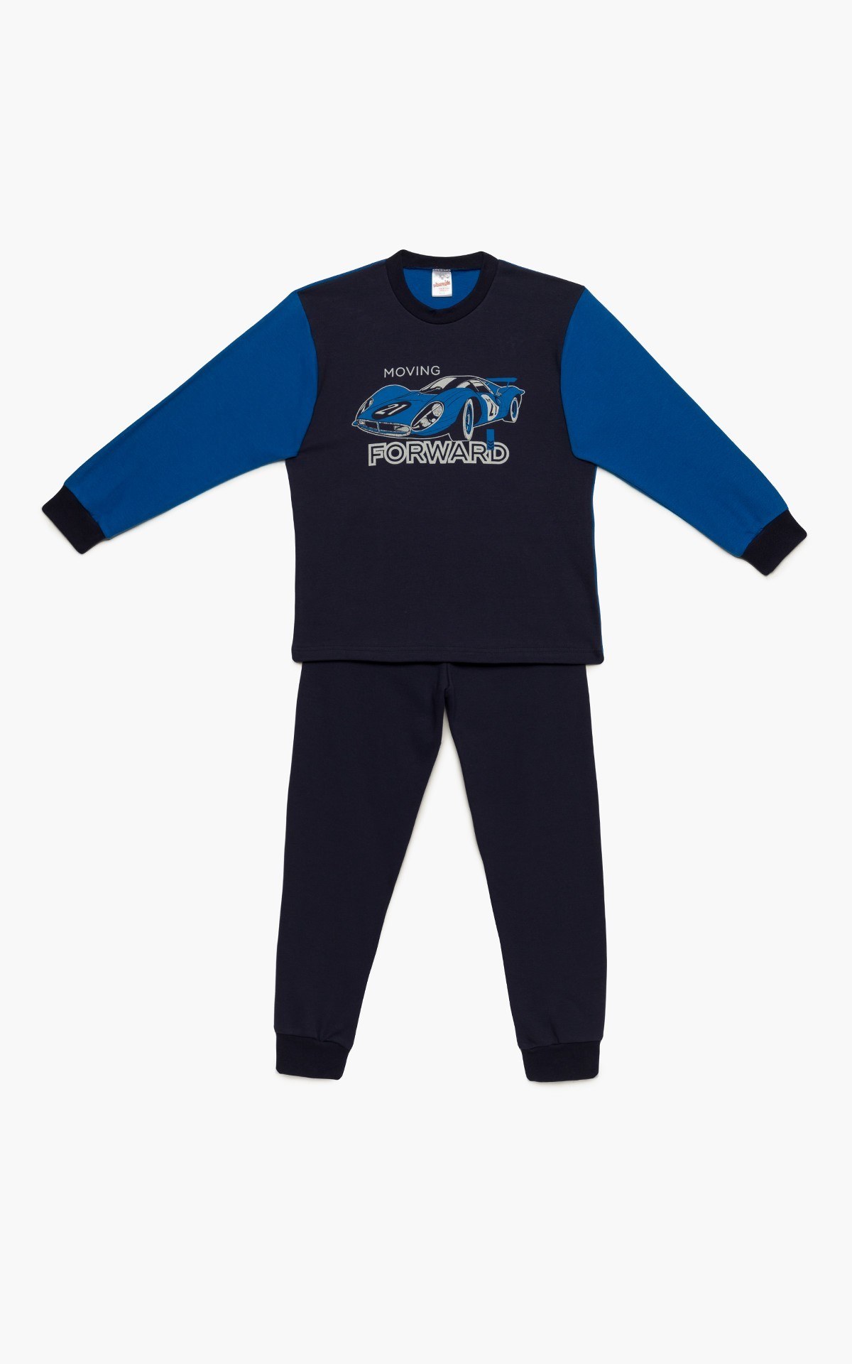Πυτζάμα Παιδική Χειμερινή Minerva Forward Navy Blue/Blue Electric No12 62067-120