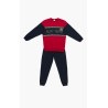 Πυτζάμα Παιδική Χειμερινή Φούτερ Minerva Play Again Red/Navy Blue No14 62065-018