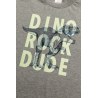 Πυτζάμα Παιδική Χειμερινή Minerva Dino Rock Γκρι No14 62063-023