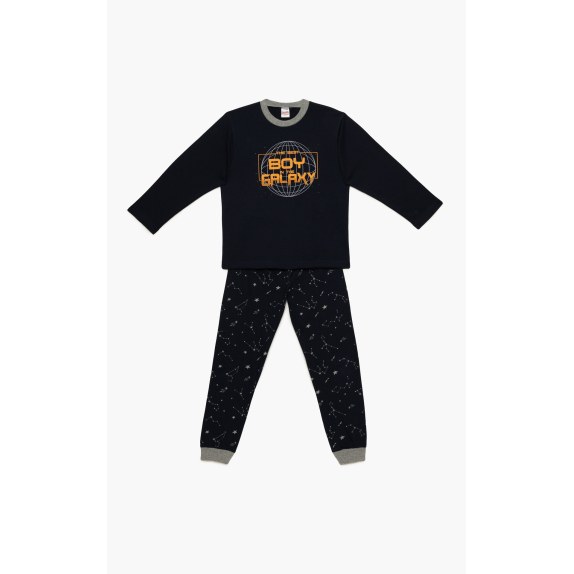 Πυτζάμα Παιδική Χειμερινή Minerva Boy Galaxy Marine No12...