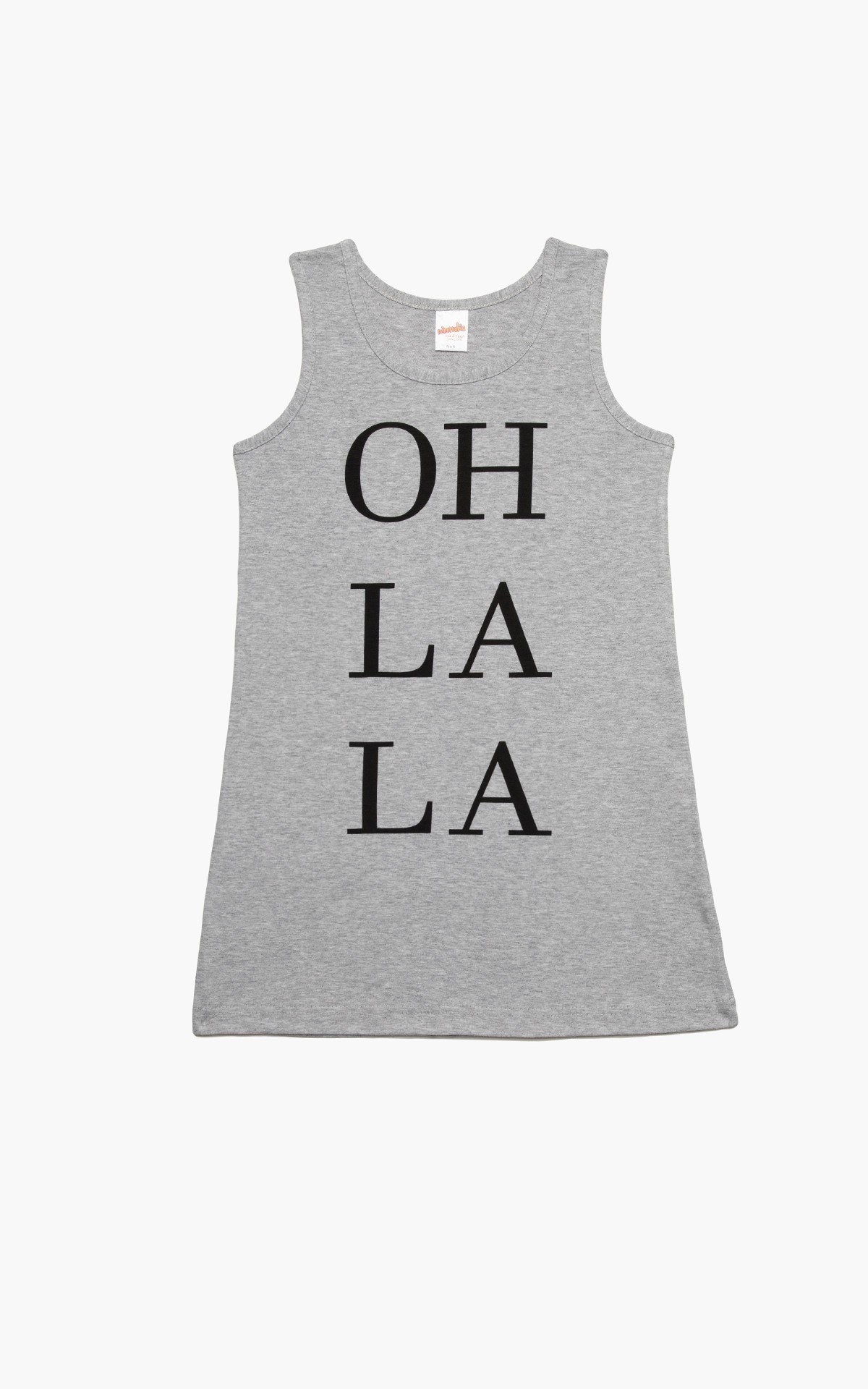 Νυχτικό Παιδικό Καλοκαιρινό Minerva Oh La La Γκρι No16 61973-133