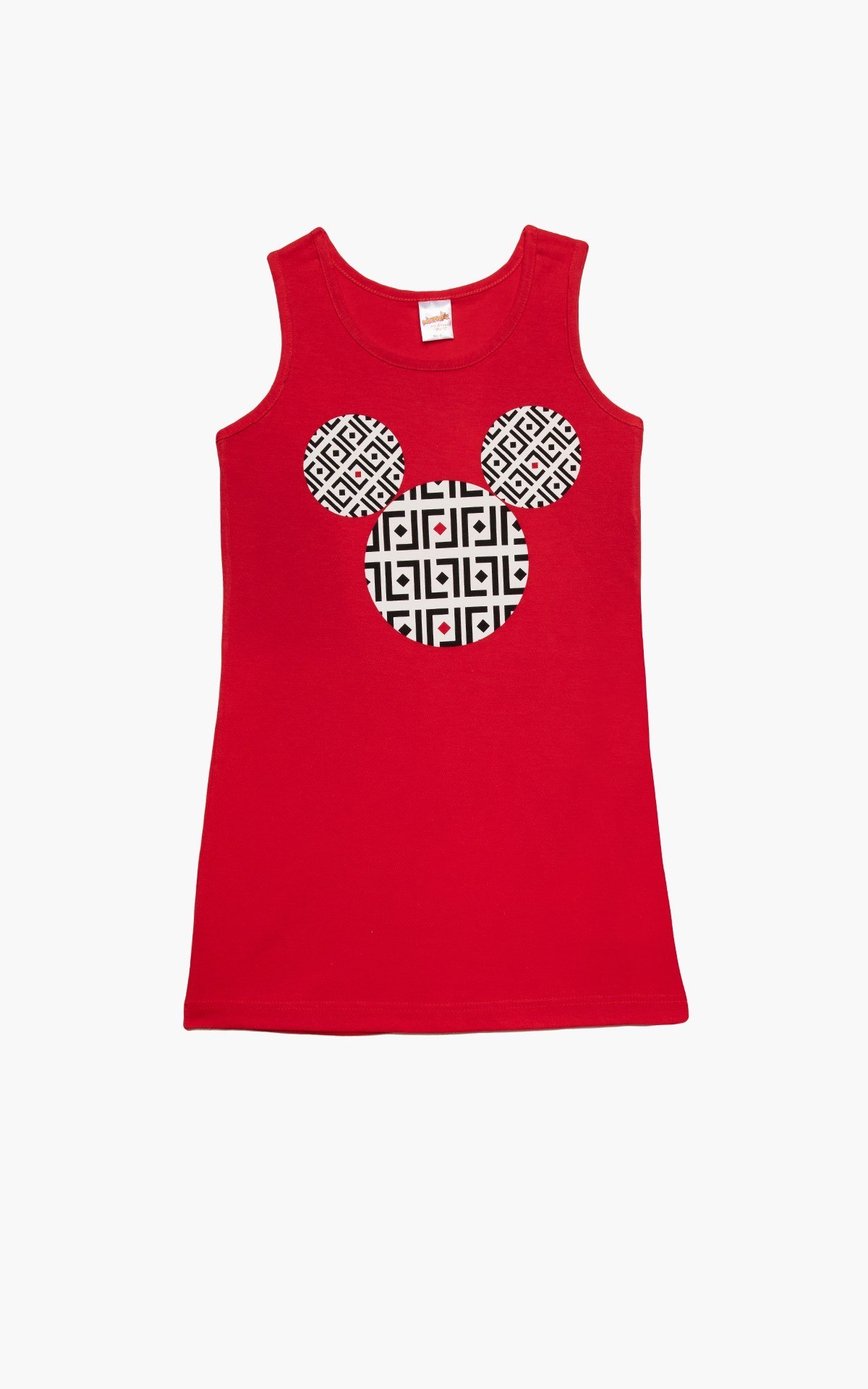 Νυχτικό Παιδικό Καλοκαιρινό Minerva Oh La La Κόκκινο Νο4 61973-118