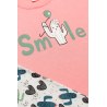 Πυτζάμα Παιδική Καλοκαιρινή Minerva Lovely Smile Ροζ No10 61969-652