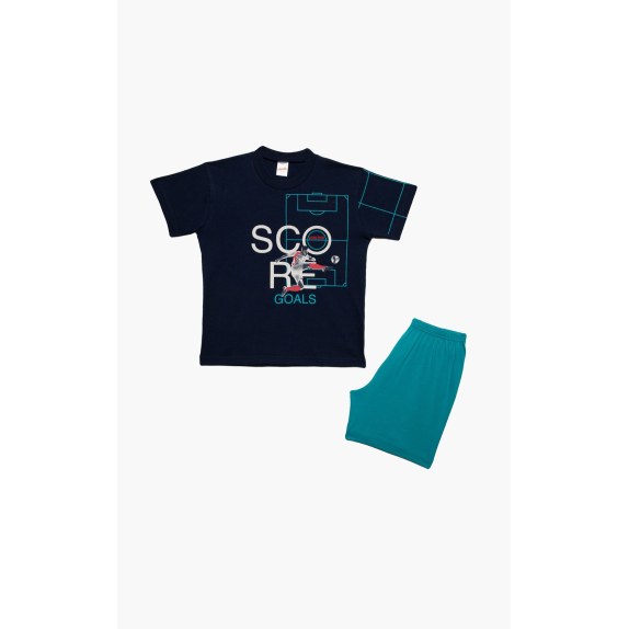 Πυτζάμα Παιδική Καλοκαιρινή Minerva Score Marine Νο4...