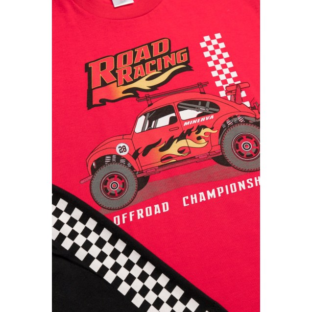 Πυτζάμα Παιδική Καλοκαιρινή Minerva Off Road...